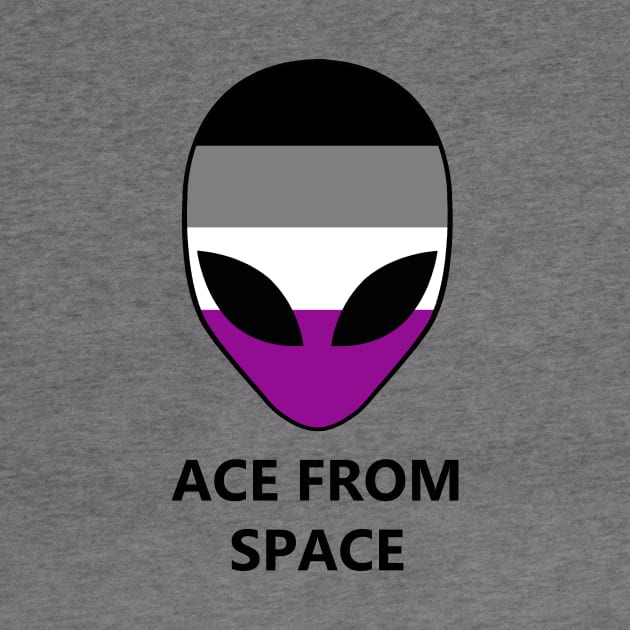 Ace From Space Asexuality Pride Alien by MythicalPride